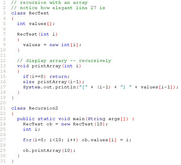 Base Case And Recursive Case Java